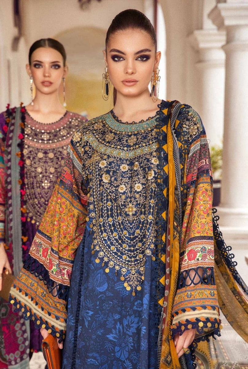 Mariab Mprint Winter Collection Khaddar 3 Pc 09453 Fashion Flare