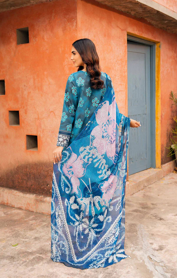 Nishat Linen - 3 PC Printed Lawn Dress