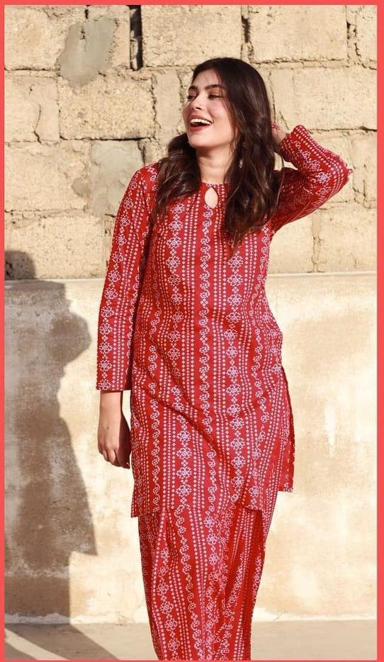 Fatima Noor Chunri Print Lawn 2 pc - 08979