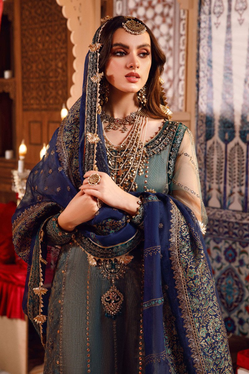 Mariab Embroidered Lawn 3 Pc 08867 Fashion Flare