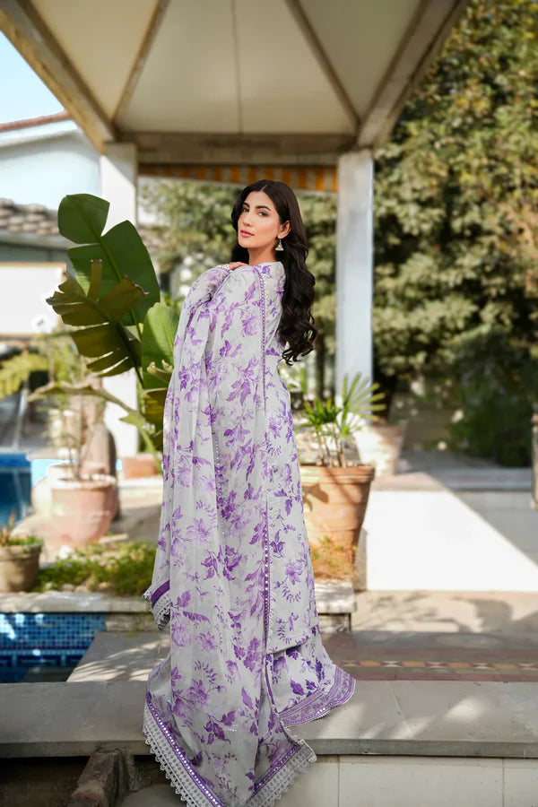 aneelas collection purple dress ANEELAS NEW LUXURY LAWN COLLECTION Hadiz outfit
