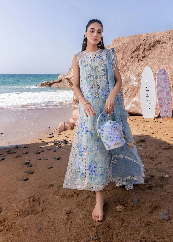 sachin and babi light blue dress Orchid Embroidered Dress - Light Blue main image 1