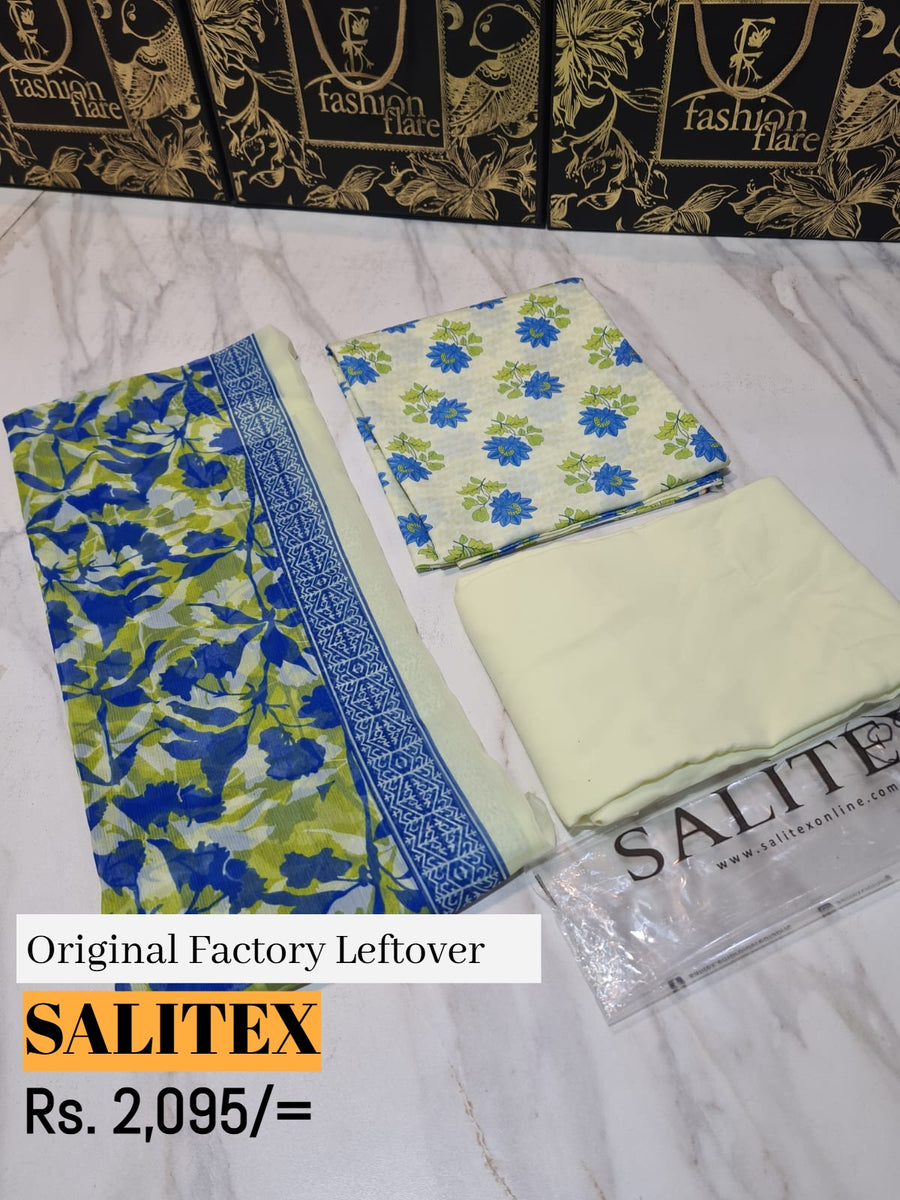 Salitex Women Embroidered Cotton 3 Piece Suit WRS3A24AN17 - Summer Collection main image 1