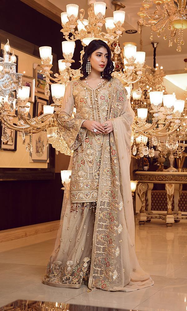 pure chiffon dresses Heather Festive Flair Pure Chiffon Dress Karmadori Private Limited