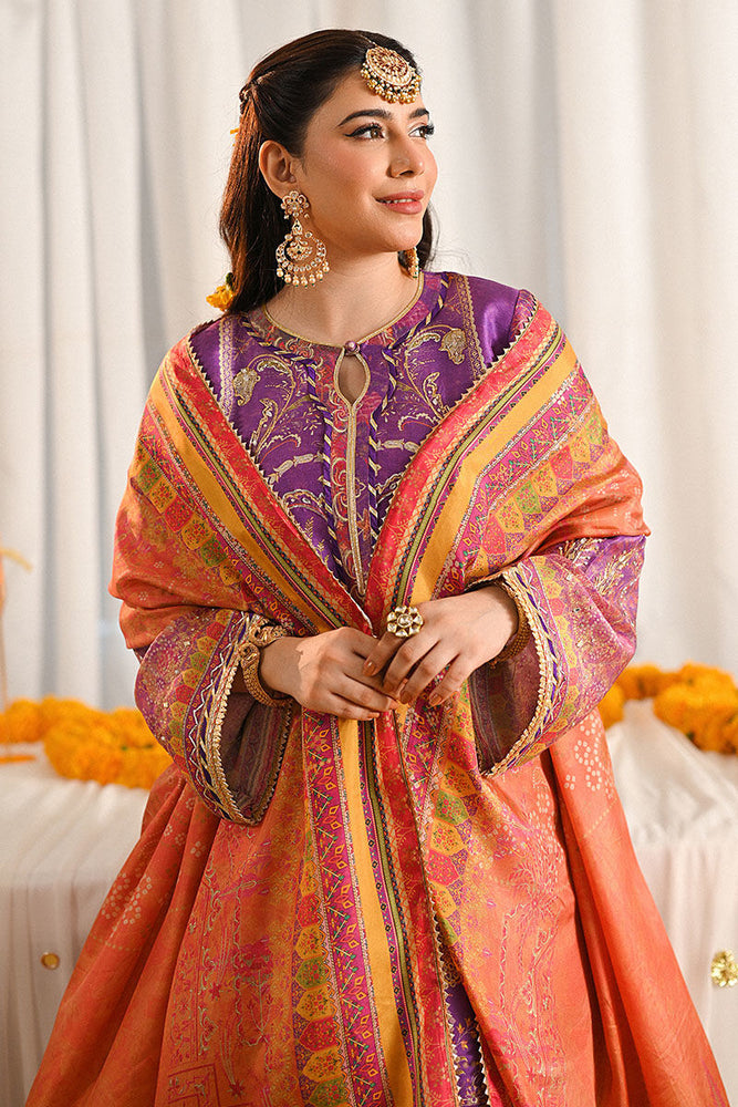 Ansab Jahangir Swiss Lawn Digital Print & Embroidered 3 Piece Dress -  10697