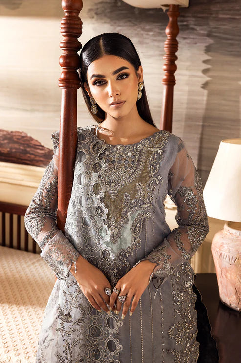 Emaan Adeel ZORHA Organza 3 Piece Dress  - 20557