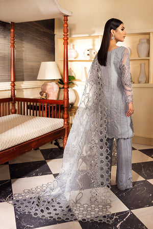 Emaan Adeel ZORHA Organza 3 Piece Dress  - 20557