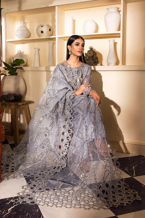 Emaan Adeel ZORHA Organza 3 Piece Dress  - 20557