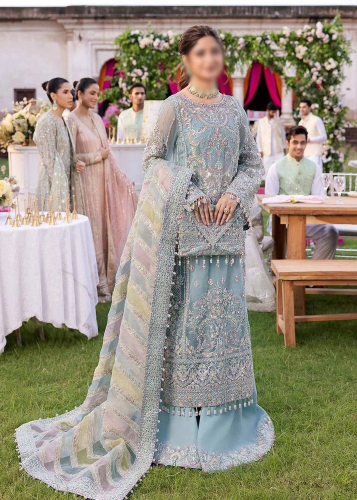 Kanwal Malik Organza Embroidered & Hand Embellished 3 Piece Dress - J0875