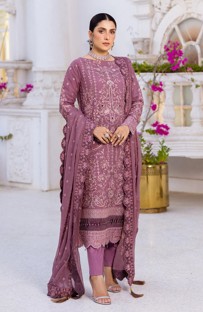 Emaan Adeel ZARTAASH Bamber Chiffon 3 Piece - 10855