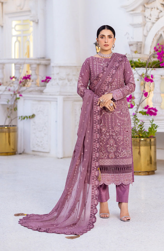 Emaan Adeel ZARTAASH Bamber Chiffon 3 Piece - 10855