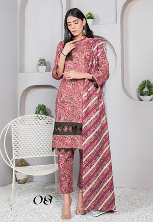 Original Fatima Noor Digital Printed Khaddar 3 pc - 09676