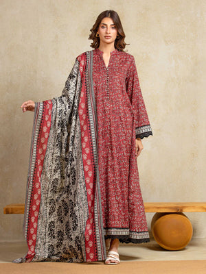 fitted lace wedding dress 2 Piece Lawn Suit-Embroidered (Unstitched) – Limelightpk main image 1