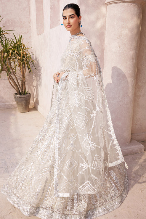 Emaan Adeel Mirha Wedding Net Maxi 3 pc - 10016