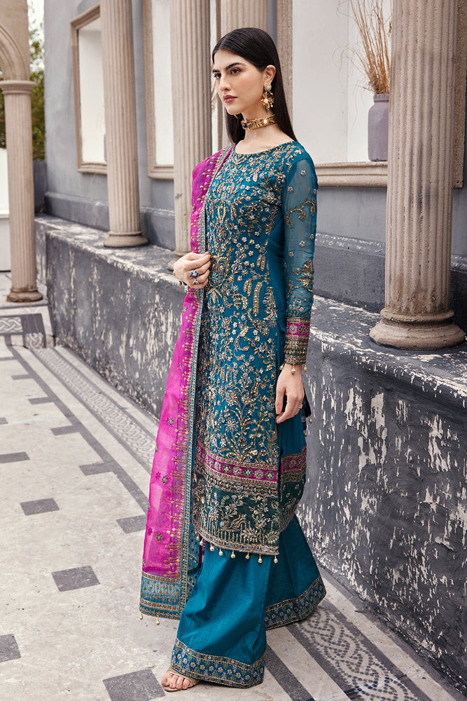 Emaan Adeel Nawabzadi Chiffon 3 pc - 09867