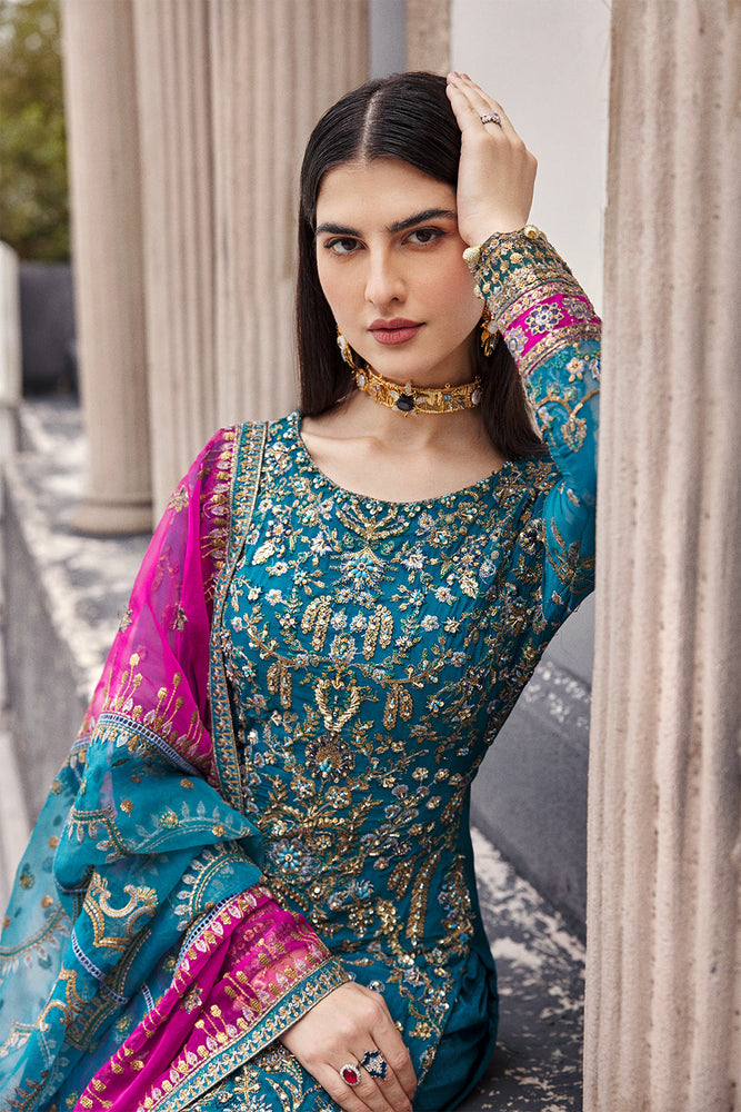 Emaan Adeel Nawabzadi Chiffon 3 pc - 09867