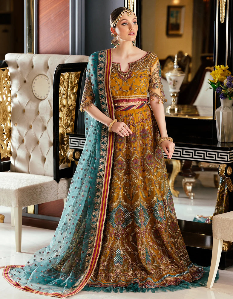 Emaan Adeel Mirha Wedding Edition Net 3 pc - 09286