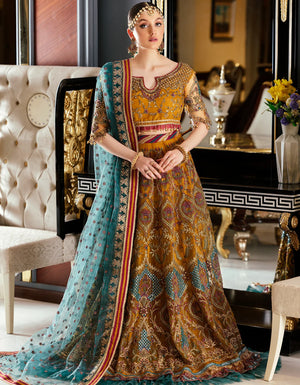 Emaan Adeel Mirha Wedding Edition Net 3 pc - 09286