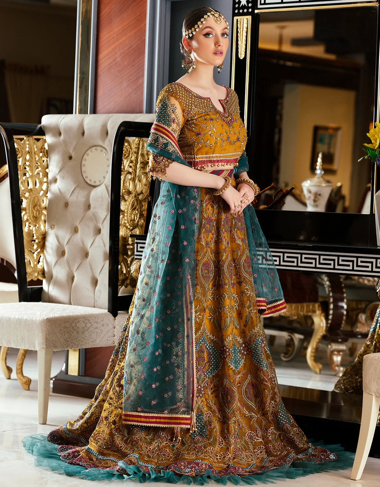 Emaan Adeel Mirha Wedding Edition Net 3 pc - 09286