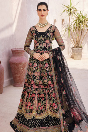 Emaan Adeel Wedding Maxi - Net - 10740