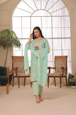 Fatima Noor Winter Collection Embroidered Cotton 3 pc - 09606