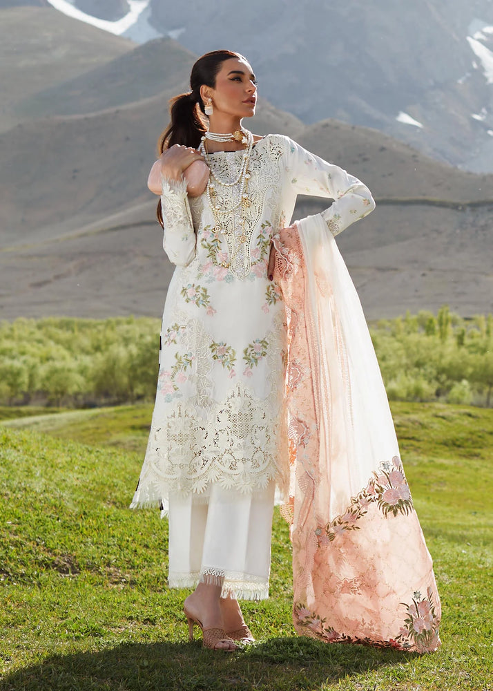 Crimson By Saira Shakira Luxury Lawn SUMMER IN THE MEADOWS Lawn 3 pc - 09028