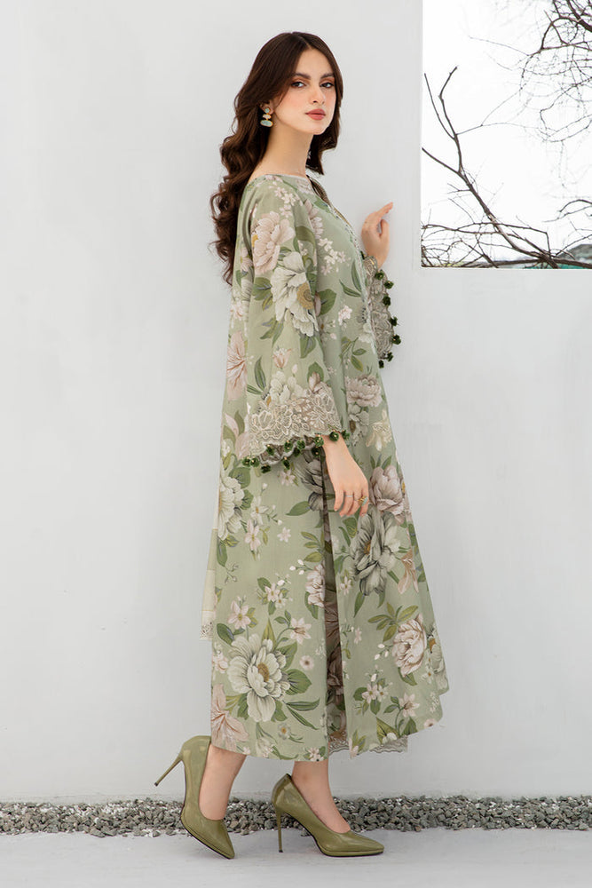 Baroque Digital Printed Wool 3 pc - 09926