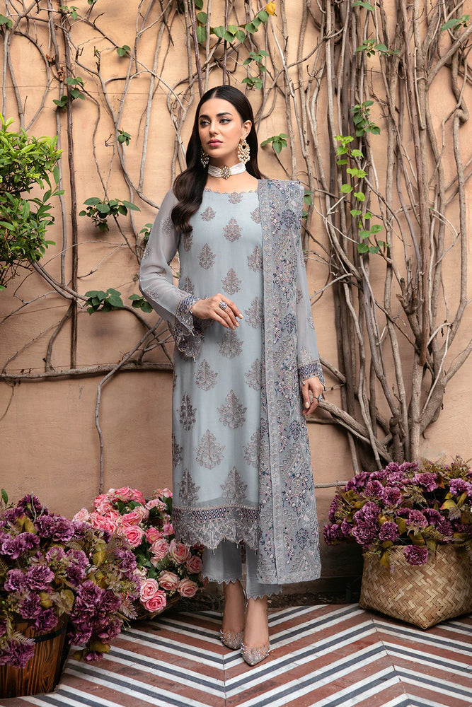 Original Ramsha Dastan Collection Chiffon 3 pc - 09449