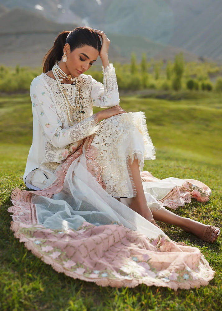 Crimson By Saira Shakira Luxury Lawn SUMMER IN THE MEADOWS Lawn 3 pc - 09028