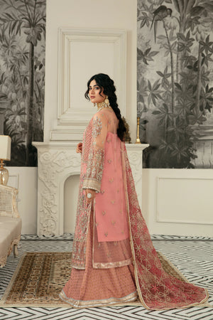 Ezra Wedding Collection SAHIBA Net 3 pc - 09769