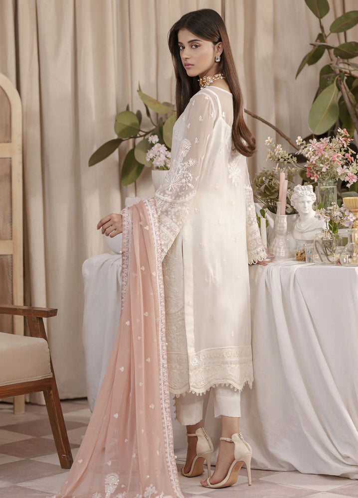 Designer Embroidered Chiffon 3 pc - 09313