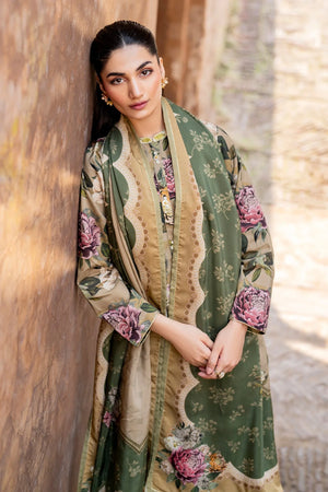 Baroque Swiss Khaddar Digital Print 3 Piece Dress - 20734