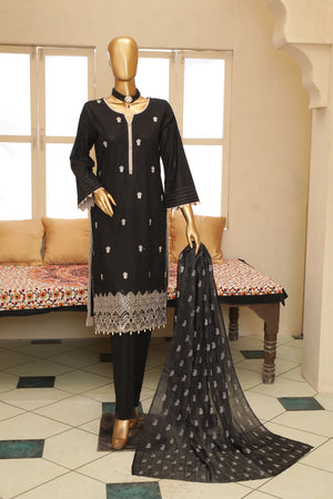 
            
                Load image into Gallery viewer, Fatima Noor Black Collection Lawn 3 pc - 08876
            
        