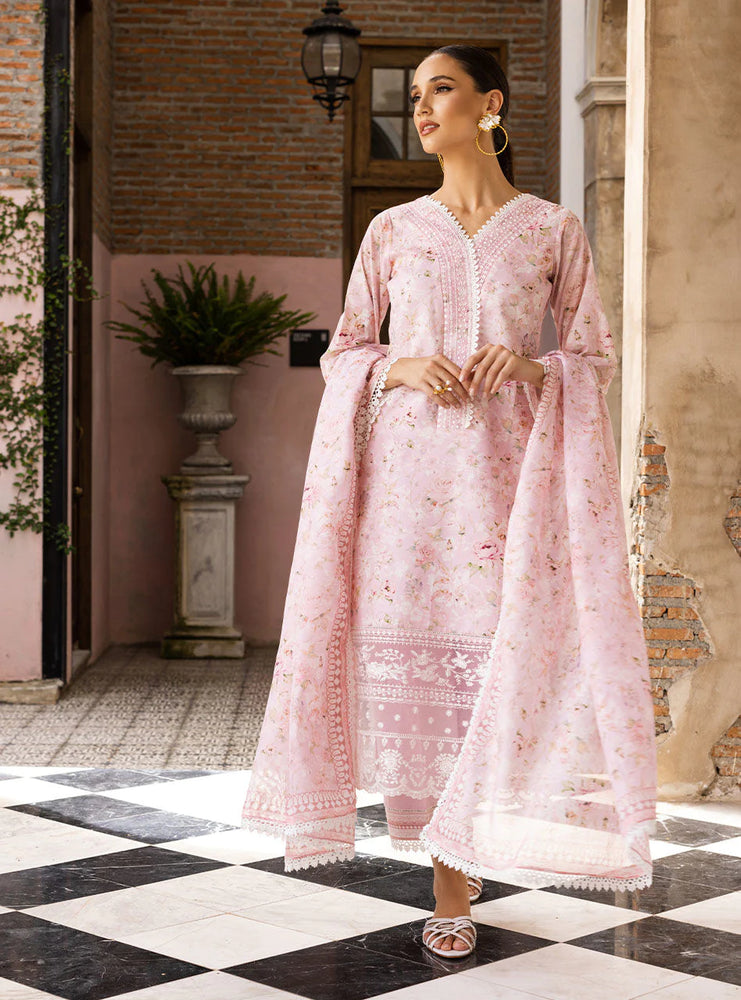 Zainab Chottani Tahra POPPY ZEST Cambric 3 pc - 09291