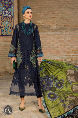 MariaB Embroidered Chikankari Lawn 3 pc - 08975