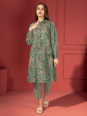 Original Fatima Noor Factory Leftover Khaddar 2 pc - 09655