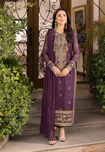 Asim Jofa Maahru, Noorie & Meerub Chiffon 3 pc - 09018