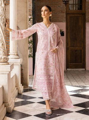 Zainab Chottani Tahra POPPY ZEST Cambric 3 pc - 09291