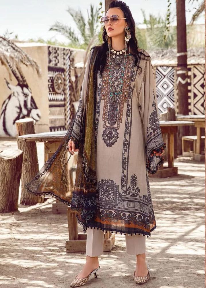 MariaB Embroidered Lawn 3 pc - 08933