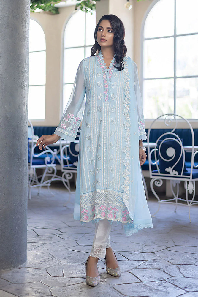 Azure Ensembles SKY BLOOM Chiffon 3 pc - 09311