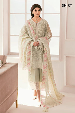 Baroque Embroidered Lawn 3 pc - 08950