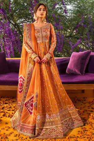 Qalamkar Khaab Luxury Formal RUMAISA Net Maxi - 09352