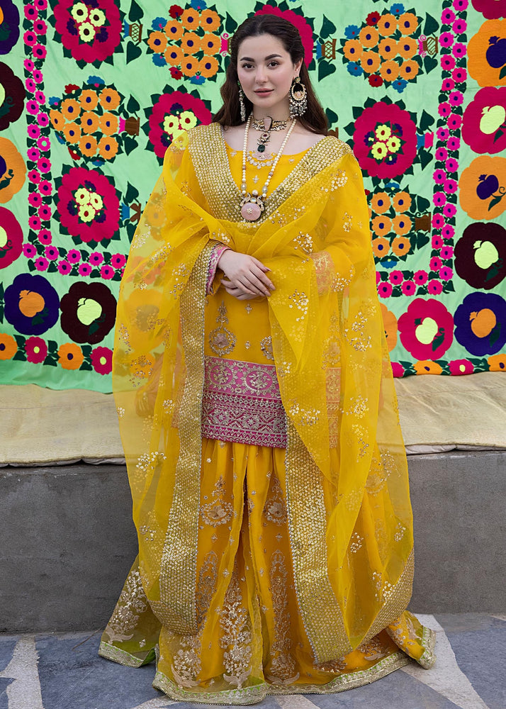 Ali Xeeshan Luxury Pret BUTTERCUP Organza - 09667