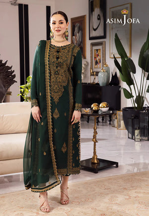 Asim Jofa Rang-E-Noor Collection Chiffon 3 pc - 09803