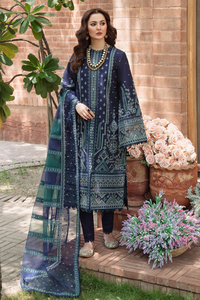 Jazmin Sabrang Festive TEHSEEN Lawn 3 pc - 08804