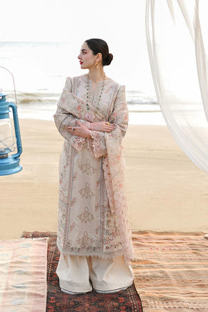 Qalamkar Sahil Luxury Collection KHANSA Lawn 3 pc - 09001