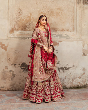 Faiza Saqlain Nira ZOFIA Net Lehnga - 09709