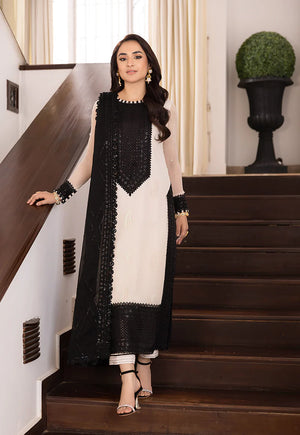 Asim Jofa Meerub Collection Chiffon 3 pc - 09783