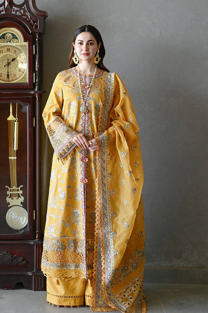 Qalamkar MEARL - Luxury Lawn 3 PC Dress - 10280