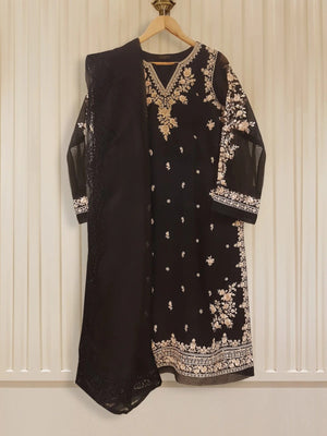 Agha Noor Embroidered Chiffon 2 pc - 09283 - Stitched